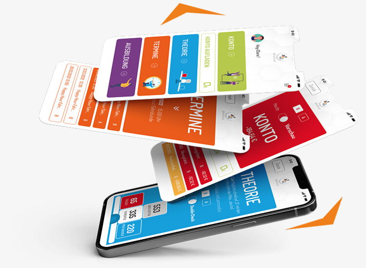 Fahrschul-App für Fahrschüler