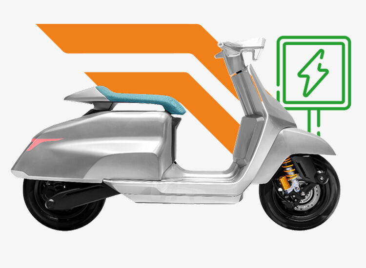 Führerschein mit elektrischen Fahrzeug